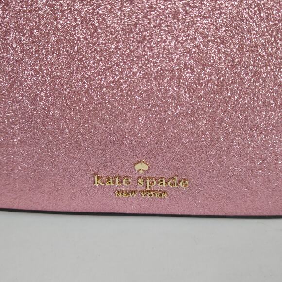 NWT Kate Spade New York glimmer oval camera bag Pink - Picture 5 of 6